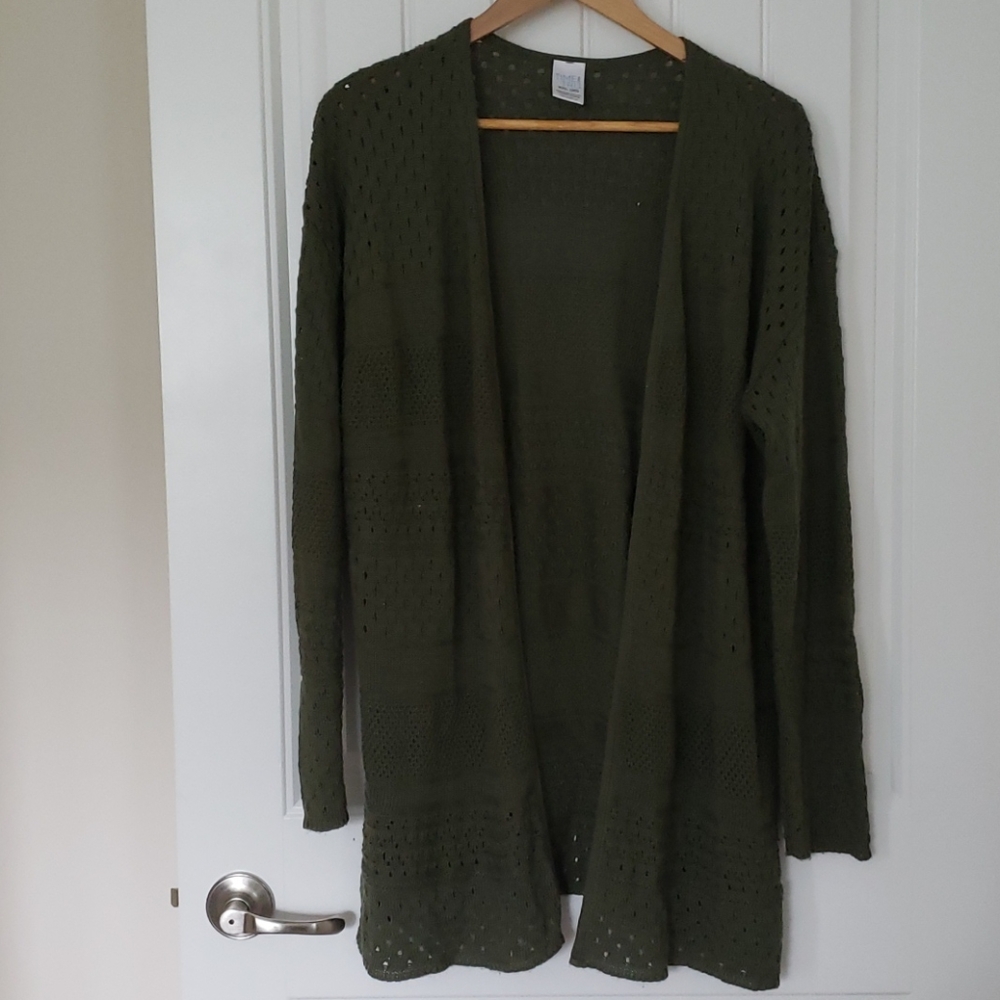 Time and Tru Olive Sweater. XXL. 20.